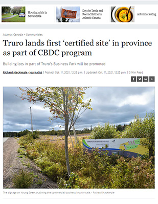 Truro lands first 'certified site' in province as part of CBDC program